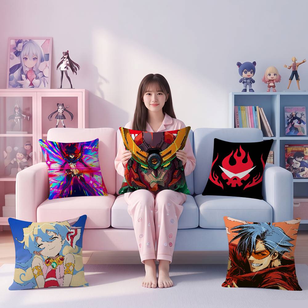 Home Textiles Là Gì - Anime G-Gurren L-Lagann Pillow Case For