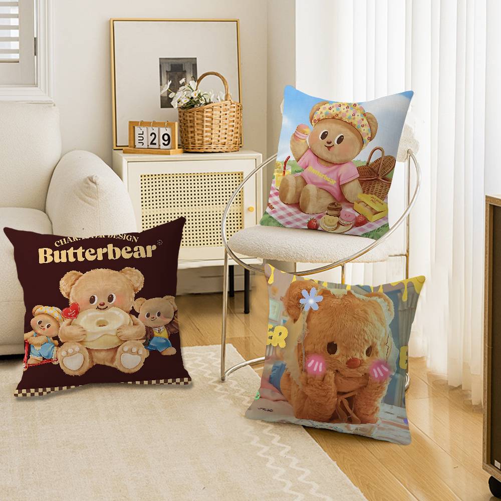 Home Textiles And Furnishing - Cute B-butter Bear Pillow Gifts Home