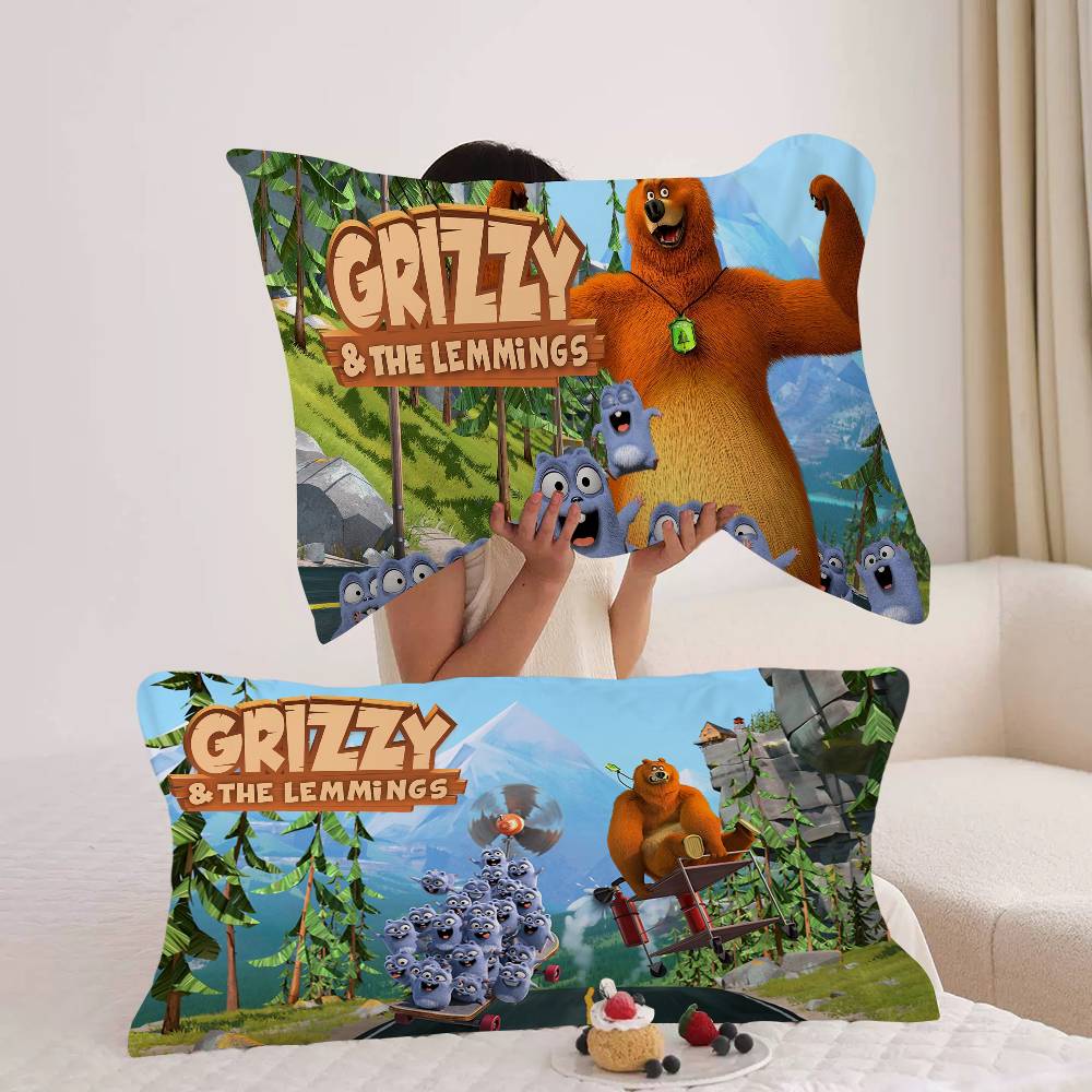 Home Textiles Là Gì - Comedy G-Grizzly And L-Lemmings Quick-Dry Polyester