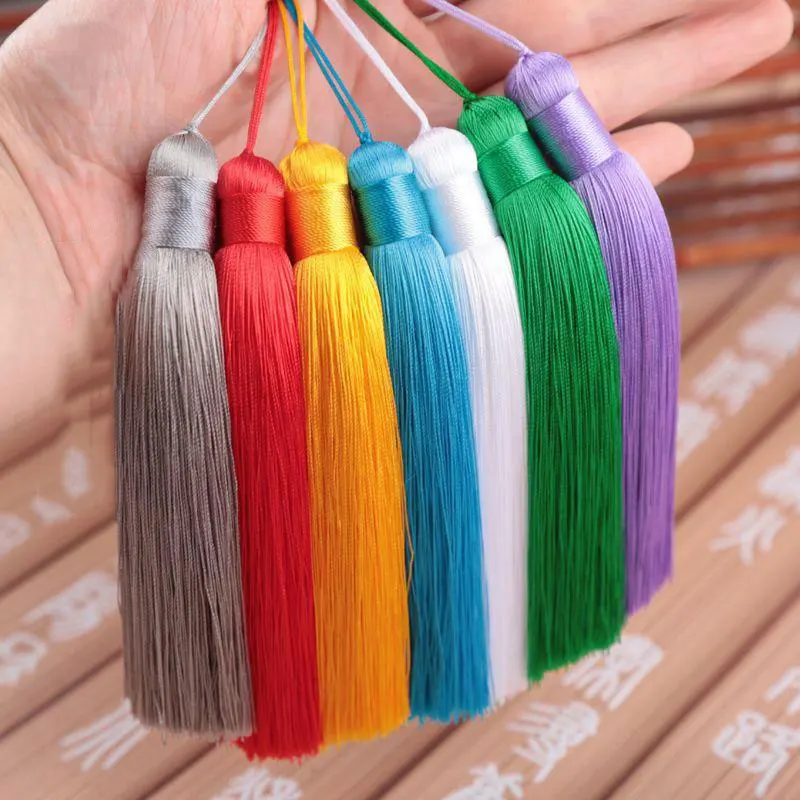 Home Ec Textiles - 2Pcs 12CM Polyester Tassels with Hanging