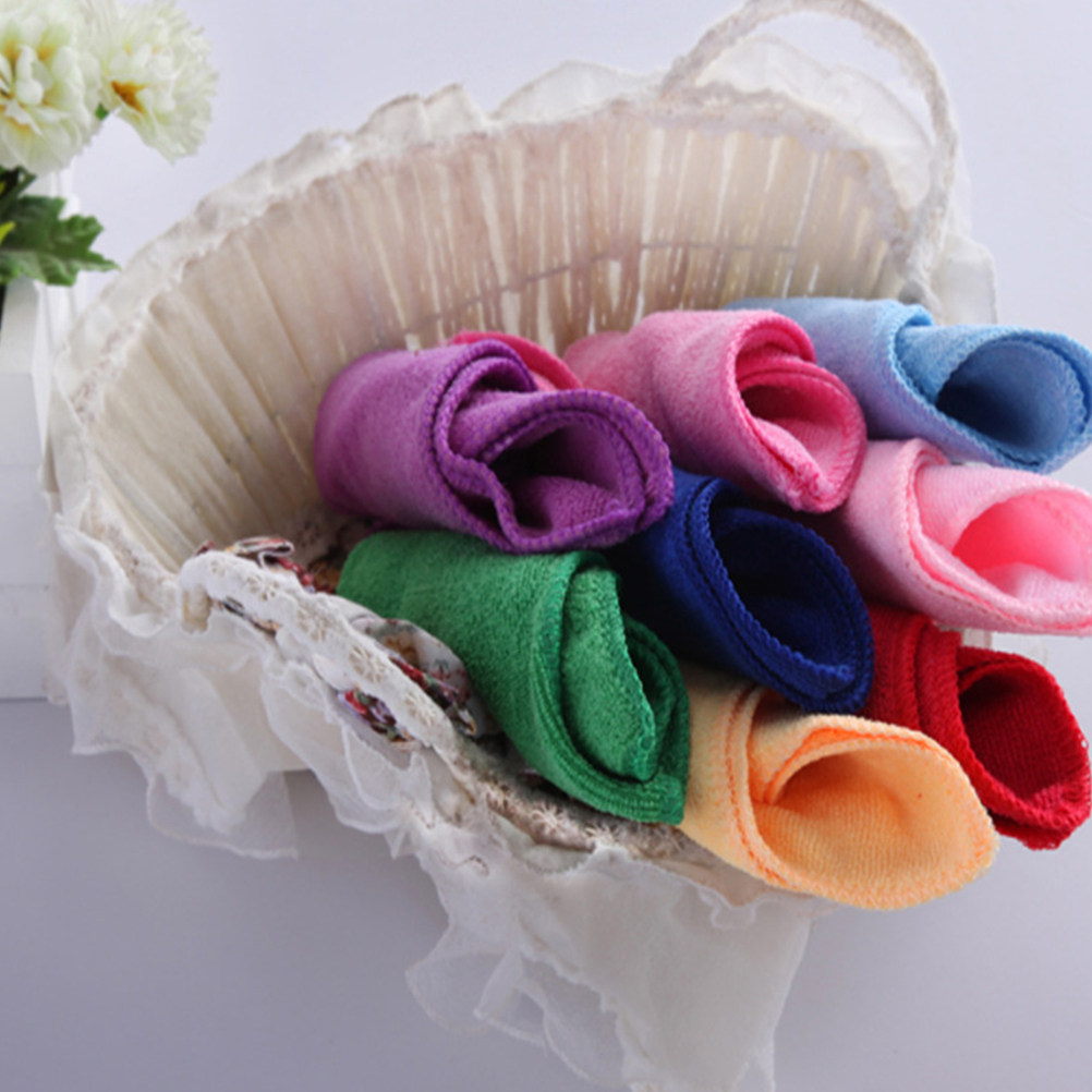 Home Textiles Towel Set - 50Pcs Microfiber Face Towel Square Cleaning