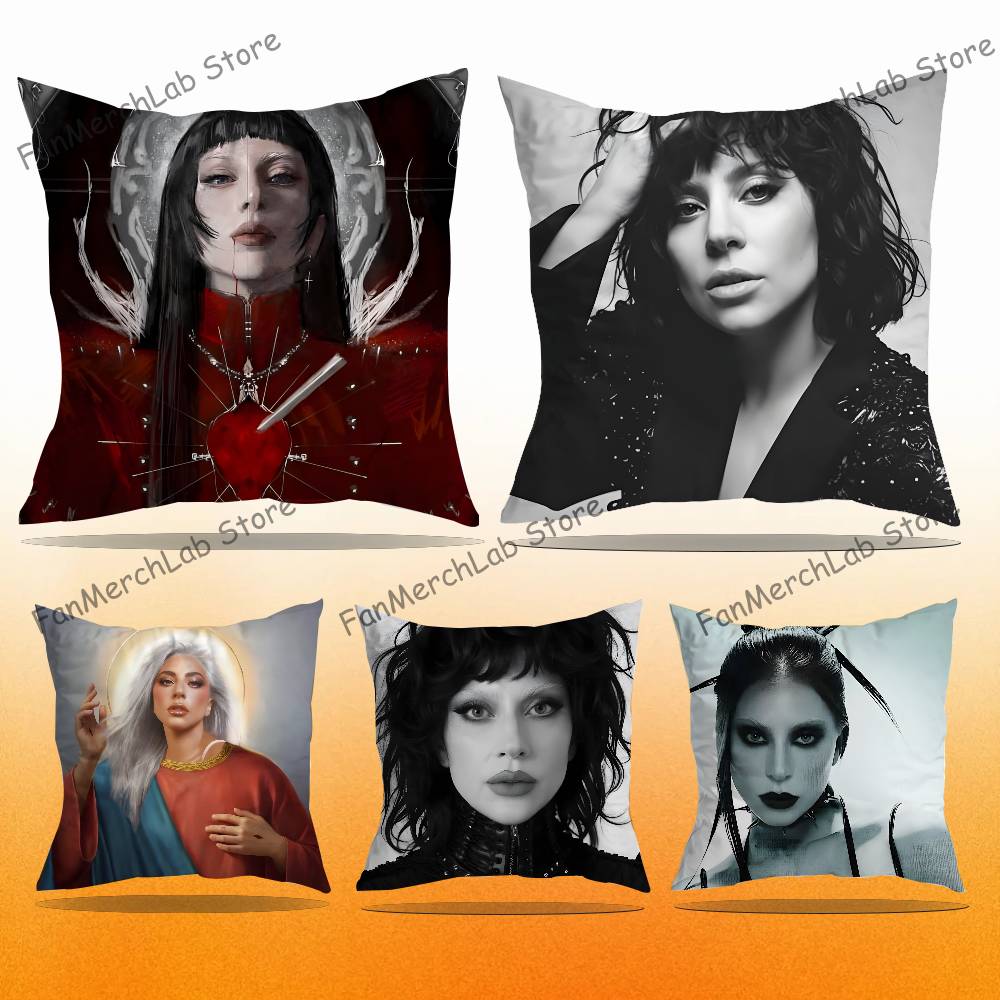 Home Textiles Là Gì - L-Lady Singer G-GagaS Printed Pillow Cover