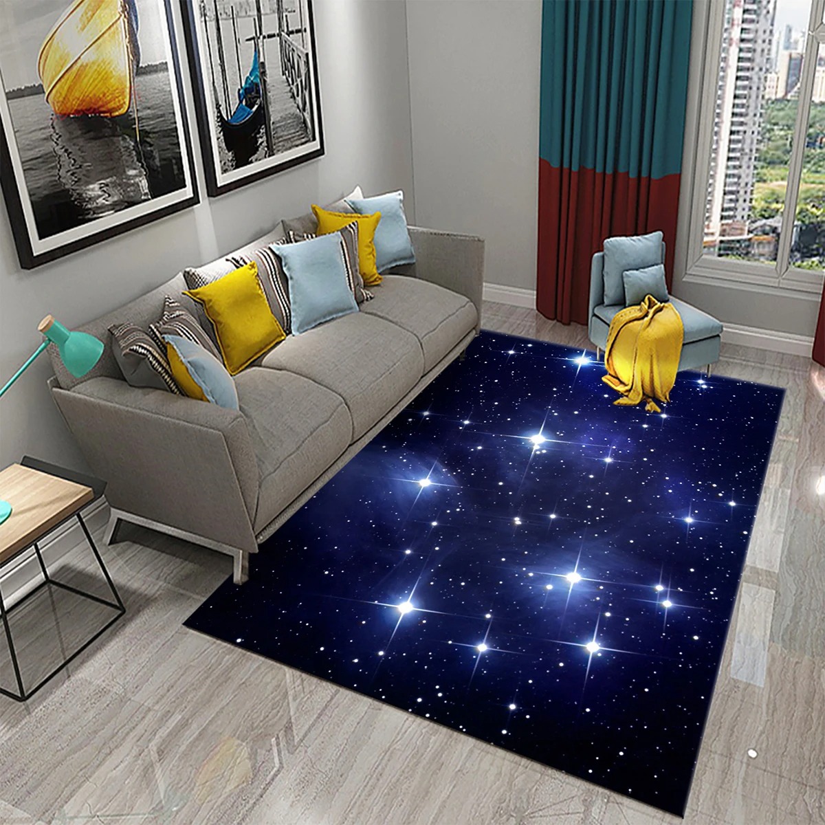 Star Carpet Space Galaxy Area  - огляд і ціна Galaxy Home Textiles