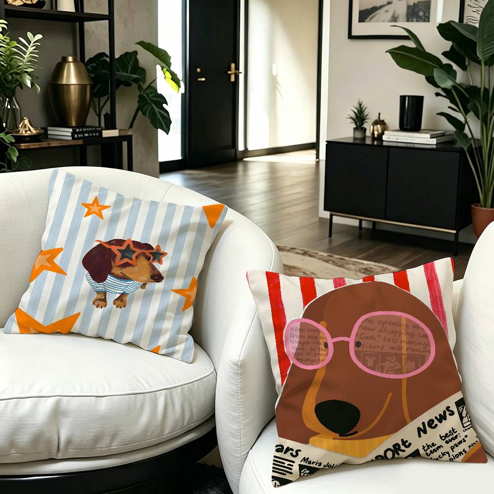 Sausage Dog Dachshund cute Pil - огляд і ціна Home Textiles And Furnishing