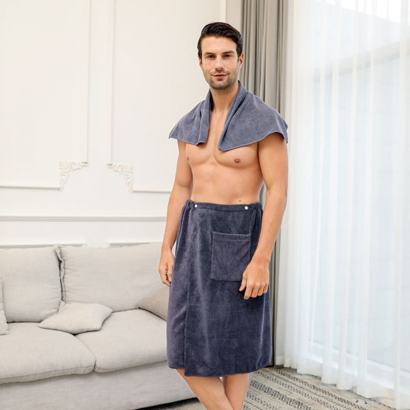 1 Set Man Wearable Microfiber  - огляд і ціна Home Textiles Towel Set
