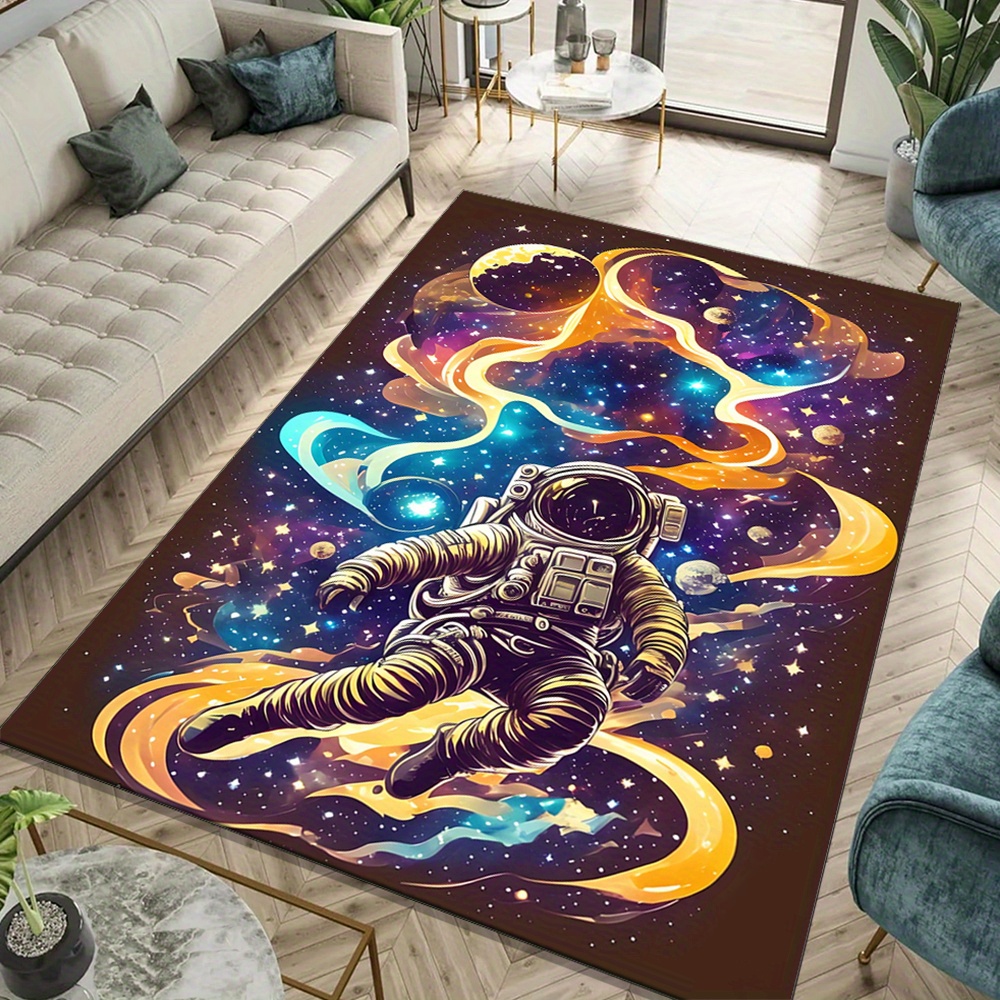Spaceman Area Rug – Polyester  - огляд і ціна Galaxy Home Textiles