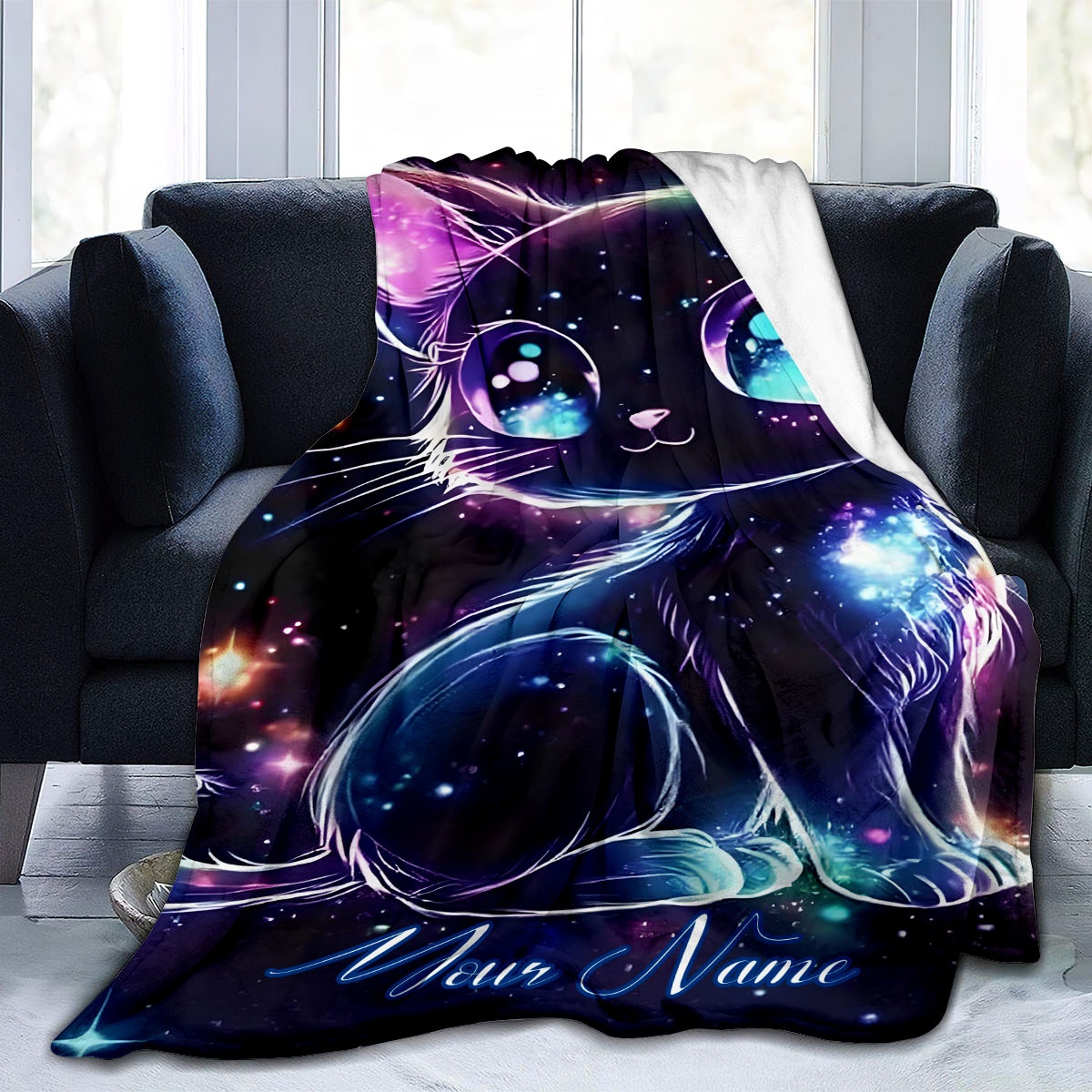 Customizable Name Galaxy Cat P - огляд і ціна Galaxy Home Textiles