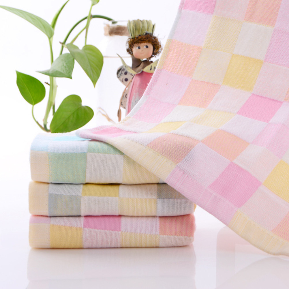 3Pcs Double-Layer Gauze Towels - огляд і ціна Home Textiles Towel Set