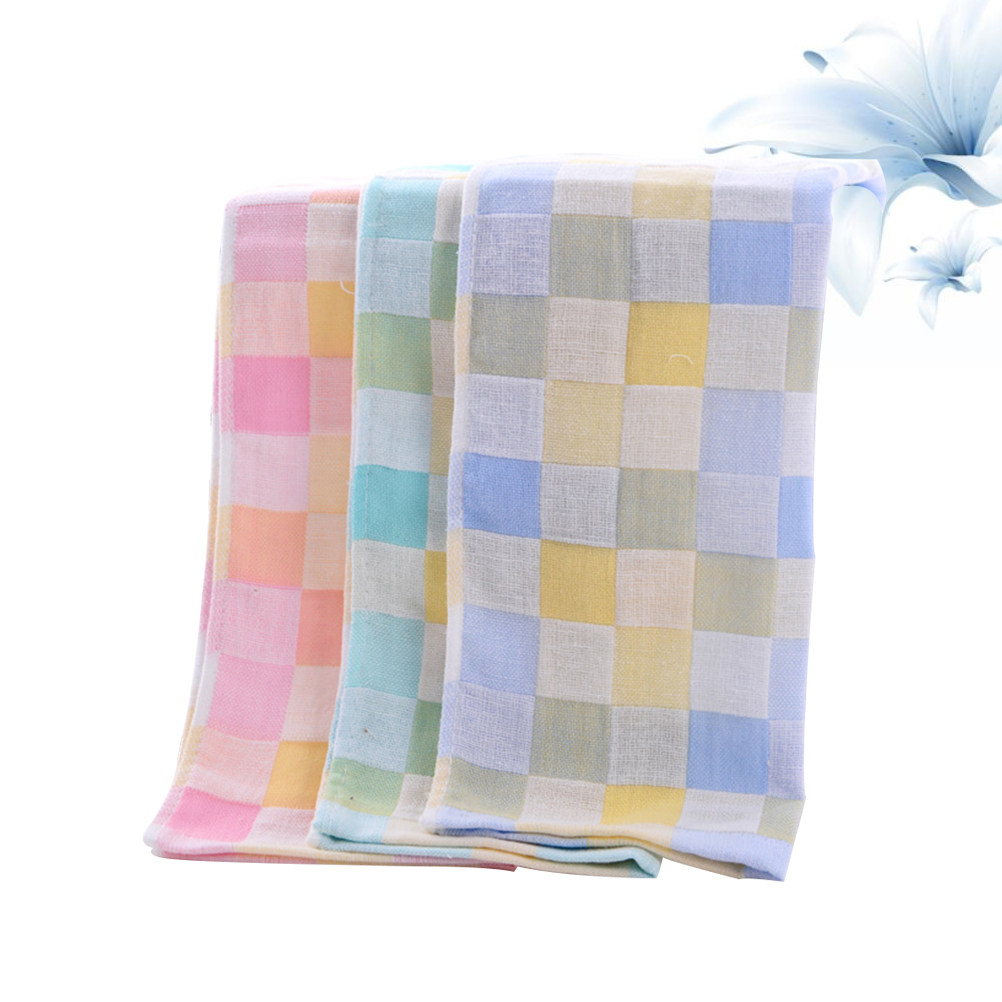 3Pcs Double-Layer Gauze Towels - огляд і ціна Home Textiles Towel Set