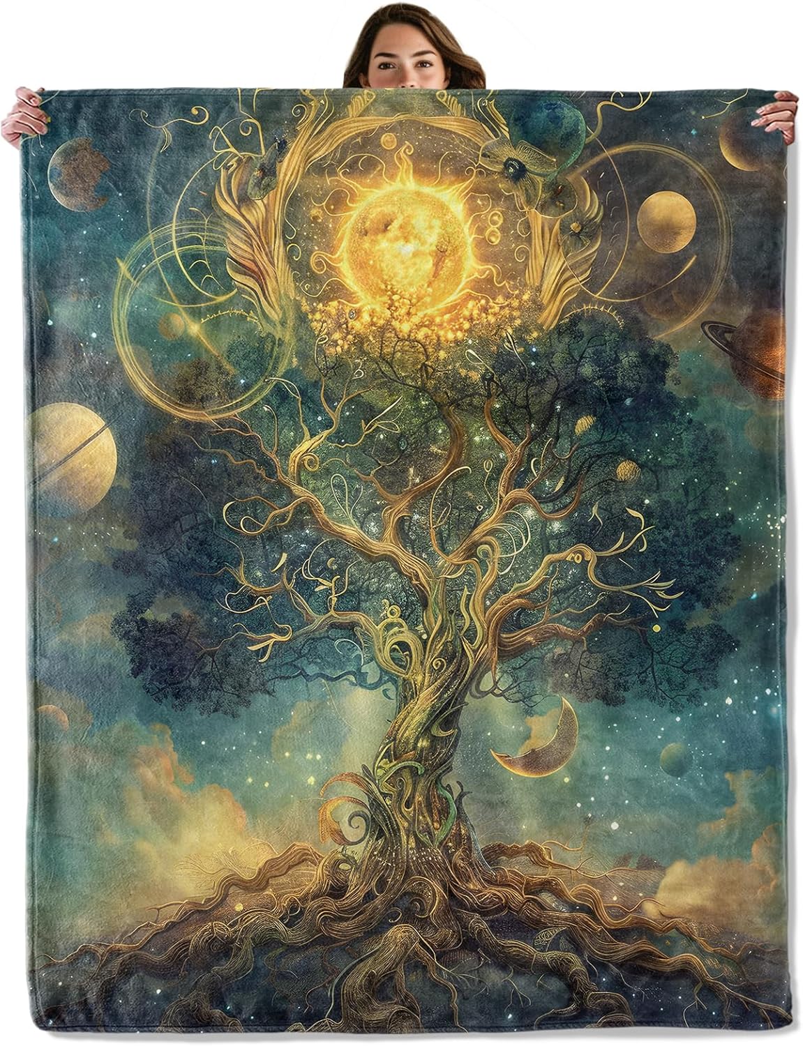 Cosmic tree blanket galaxy cel - огляд і ціна Galaxy Home Textiles
