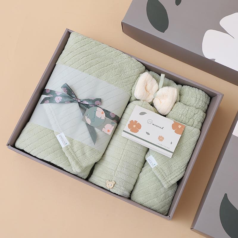 Soft Absorbent Coral Fleece To - огляд і ціна Home Textiles Towel Set