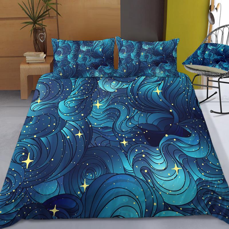 Stars Bedding Set Night Sky Ki - огляд і ціна Galaxy Home Textiles