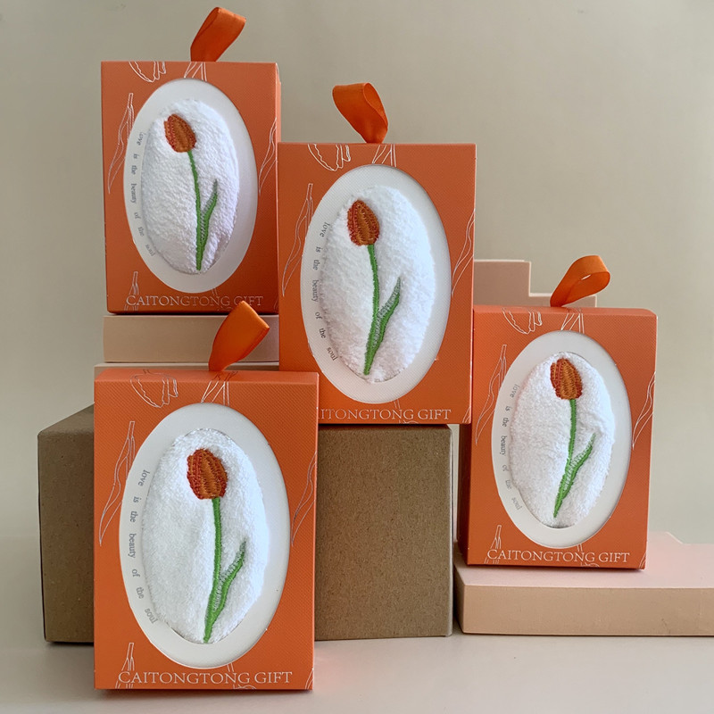 Embroidered Tulip Hand Towel S - огляд і ціна Home Textiles Towel Set