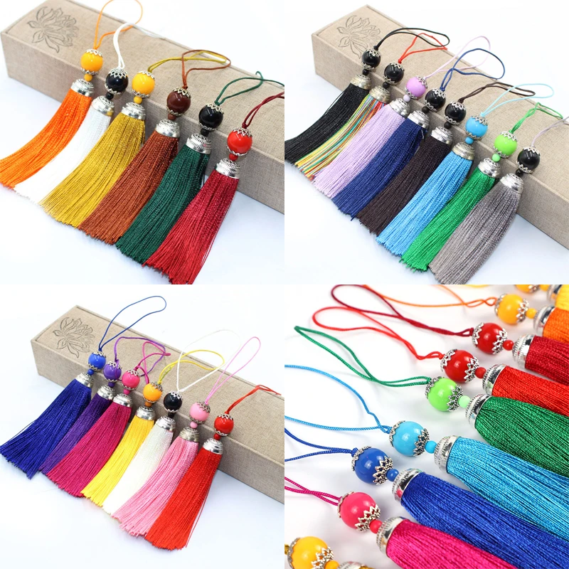 2/5Pcs 8CM Silk Tassel with Ac - огляд і ціна Home Ec Textiles