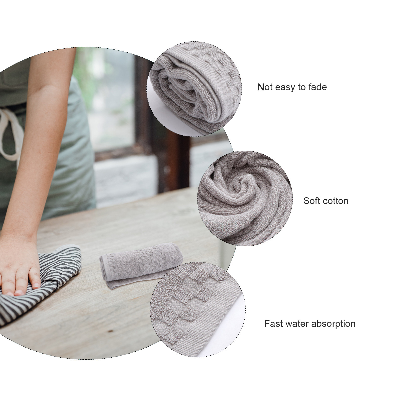 1Pcs Pure Cotton Thick Bath To - огляд і ціна Home Textiles In Pakistan