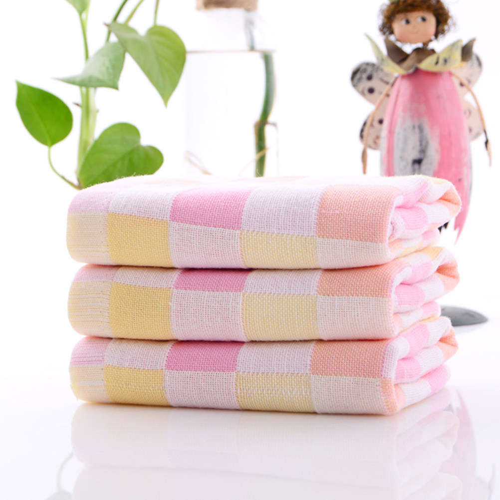 3Pcs Cotton Face Towels Double - огляд і ціна Home Textiles Towel Set