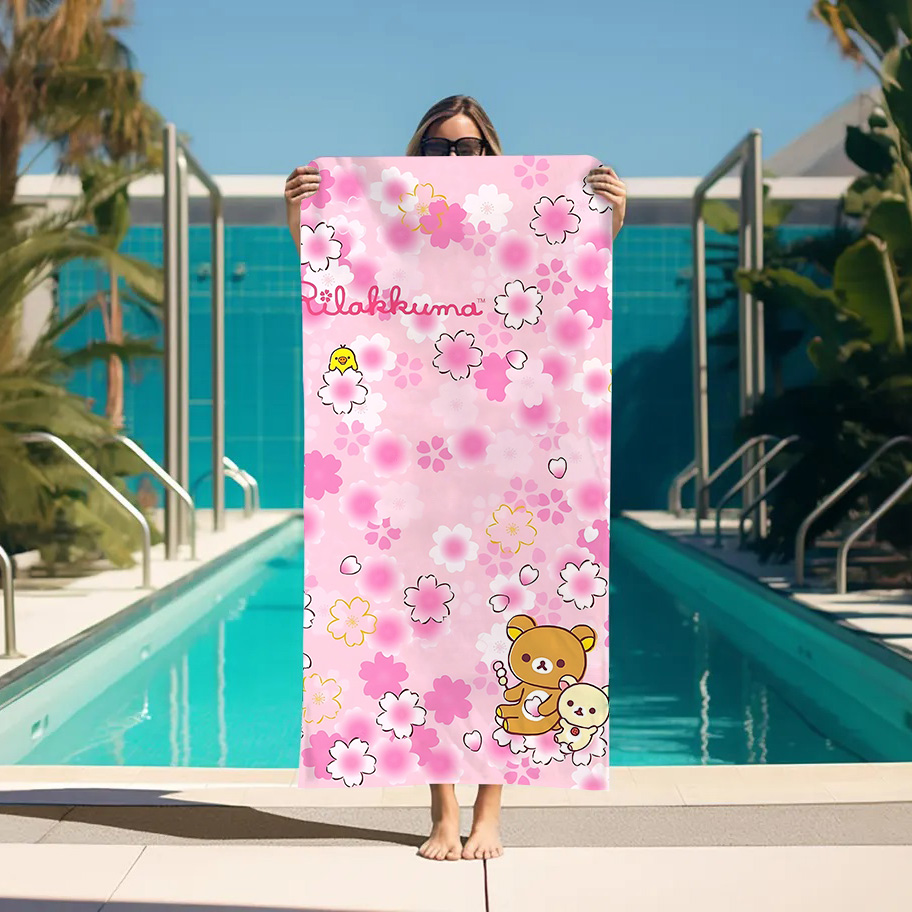 Large Bath Towel Rilakkuma Bea - огляд і ціна Home Textiles Towel Set