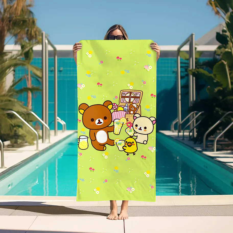 Large Bath Towel Rilakkuma Bea - огляд і ціна Home Textiles Towel Set