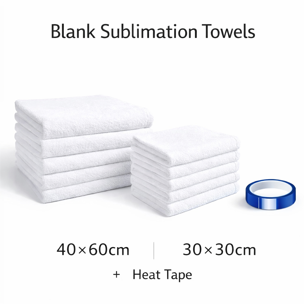 10PCS White Towel Set 40×60cm  - огляд і ціна Home Textiles Towel Set